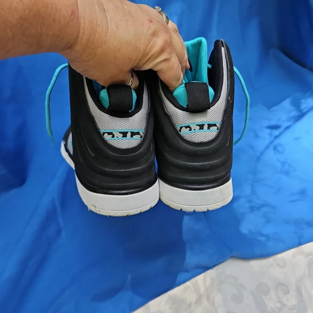 Nike Dunk Free Trainer Black Blue Turquoise Size 9.5 Men's 599466-004